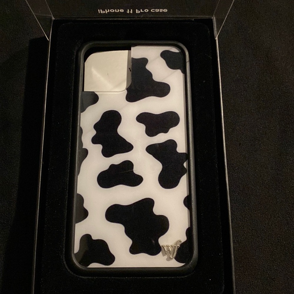 Wildflower Cow Print Case
